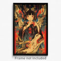 Chinese Movie Poster - Woman Feeling Insecurity, Scholarly Impossible Dress