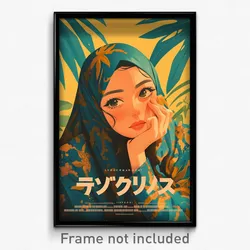 Indonesian Movie Poster - Woman Feeling Delighted, Handsome Edgy Clothes (Print)