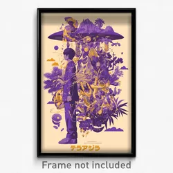 Spanish Movie Poster - Man Feeling Love, Purple Toeless Footwear (Art Print)