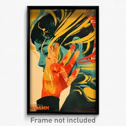 Spanish Movie Poster - Boy Feeling Homesickness, Spectacular Pink Scarf (Print)
