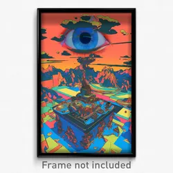 Art Poster - Outrageous Blender (Psychedelic Trippy Weird 11x17 Print)