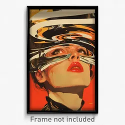 French Movie Poster - Woman Feeling Schadenfreude, Glass Champion Uniform
