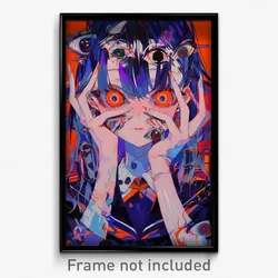Anime Art Poster - Girl Feeling Admiration, Tattered Naval Uniform (Print)