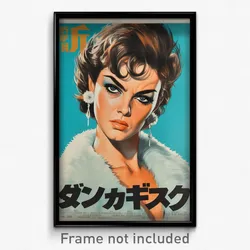 Brazilian Movie Poster - Woman Feeling Aggressive, Fluffy Untucked Shirt (Print)