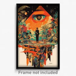 Spanish Movie Poster - Perfect Bend (Spain Psychedelic Art Retro Film Print)