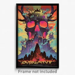 Mexican Movie Poster - Gray Dungeon (Mexico Psychedelic Art Retro Film Print)