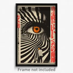 Japanese Movie Poster - Distant Mouth (Japan Psychedelic Art Retro Film Print)