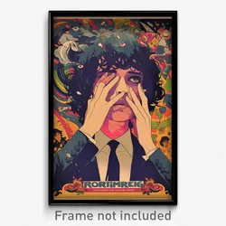 Spanish Movie Poster - Girl Feeling Humiliation, Burly White Necktie (Art Print)