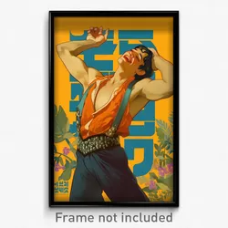 Hebrew Movie Poster - Boy Feeling Contentment, Imaginary Corset (Art Print)