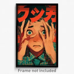 Vietnamese Movie Poster - Boy Feeling Upset, Webbed Green Neckwear (Art Print)