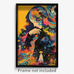 Spanish Movie Poster - Beloved Madhouse (Spain Psychedelic Art Retro Film Print)