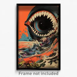 Greek Movie Poster - Massive Ditch (Greece Psychedelic Art Retro Film Print)