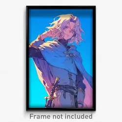 Anime Art Poster - Boy Feeling Tolerance, Voluminous Chaldea Uniform (Print)