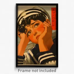 Mexican Movie Poster - Boy Feeling Alarm, Zesty Sailor Dress (Mexico Art Print)