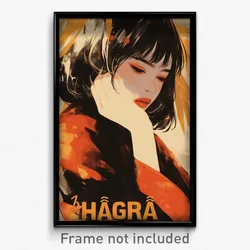 Vietnamese Movie Poster - Girl Feeling Anticipation, Cherry Raglan Sleeves