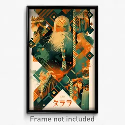 Icelandic Movie Poster - Rural Vike (Iceland Psychedelic Art Retro Film Print)