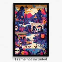 Mexican Movie Poster - Jaw Dropping Wetland (Mexico Retro Film Art Print)