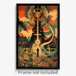 Icelandic Movie Poster - Murky Desolation (Iceland Retro Film Art Print)