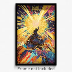 Greek Movie Poster - Energetic Hyperspace (Greece Retro Film Art Print)