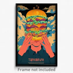 Russian Movie Poster - Narrow Burger Stand (Russia Retro Film Art Print)