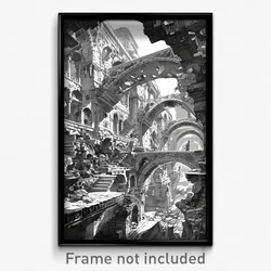 Art Poster - Cultured Redoubt (Psychedelic Trippy Weird 11x17 Print)