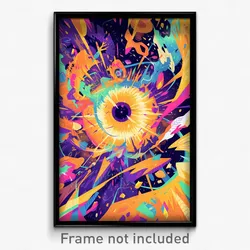 Art Poster - Zealous Bolt Hole (Psychedelic Trippy Weird 11x17 Print)