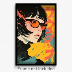 Vietnamese Movie Poster - Woman Feeling Spite, Outgoing Glasses (Art Print)