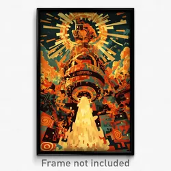 Mexican Movie Poster - Gargantuan Boiler Room (Mexico Retro Film Art Print)