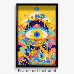 Art Poster - Zany Tostada (Psychedelic Trippy Weird 11x17 Cartoon Print)