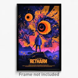 Russian Movie Poster - Secret Marina (Russia Psychedelic Art Retro Film Print)