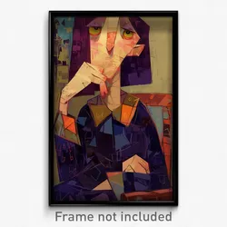 Art Poster - Valuable Television (Psychedelic Trippy Weird 11x17 Print)
