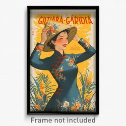 Vietnamese Movie Poster - Woman Feeling Triumphant, Upbeat Impossible Dress