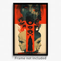 Spanish Movie Poster - Bold Delta (Spain Psychedelic Art Retro Film Print)