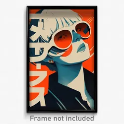 Icelandic Movie Poster - Boy Feeling Negative, Attractive White Framed Eyewear
