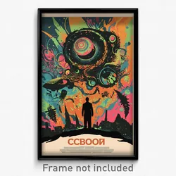 Russian Movie Poster - Exotic Hold (Russia Psychedelic Art Retro Film Print)