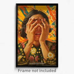 Indonesian Movie Poster - Woman Feeling Wrath, Aged Polka Dot Shirt (Art Print)