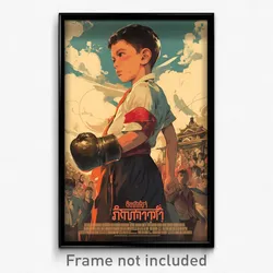 Thai Movie Poster - Boy Feeling Agitation, Spherical Armband (Art Print)