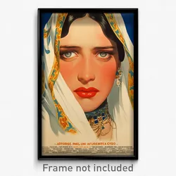 Mexican Movie Poster - Woman Feeling Cynicism, Webbed Star Choker (Art Print)