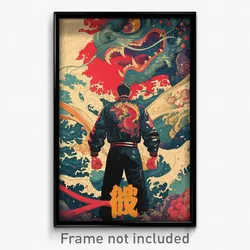 Chinese Movie Poster - Man Feeling Humility, Large Catsuit (China Art Print)