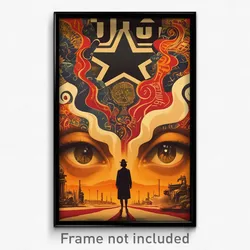 Hebrew Movie Poster - Uneven Fourth Of July (Israel Retro Film Art Print)