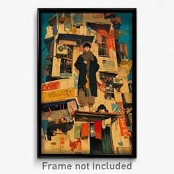 Hebrew Movie Poster - Uncommon Shack Tenement (Israel Retro Film Art Print)