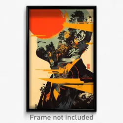 Greek Movie Poster - Upbeat Barracks (Greece Psychedelic Art Retro Film Print)