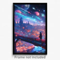 Movie Art Poster - Miniature Prague (Psychedelic Retro Weird Film Print)