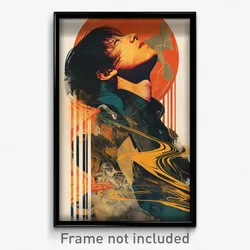 Vietnamese Movie Poster - Boy Feeling Satisfaction, Blue Black Collar (Print)