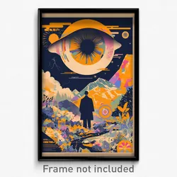 German Movie Poster - White Avocado (Germany Psychedelic Art Retro Film Print)