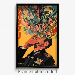 Icelandic Movie Poster - Man Feeling Greed, Thin Winter Uniform (Art Print)