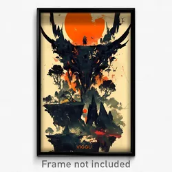 Icelandic Movie Poster - Enchanting Vicarge (Iceland Retro Film Art Print)