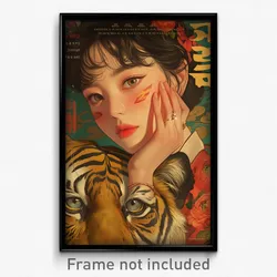 Korean Movie Poster - Woman Feeling Persevering, Acceptable Tiger Costume