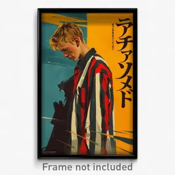 Icelandic Movie Poster - Boy Feeling Guilt, Cheery Striped Jacket (Art Print)