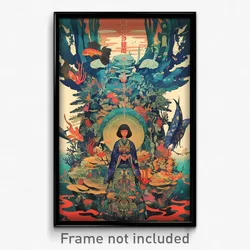 Indonesian Movie Poster - Heavenly Coral Reef (Indonesia Retro Film Art Print)